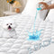MUXHOMO 2 Pack King Size Mattress Protector, 100% Waterproof Quilted Mattress Cover