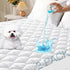 MUXHOMO 2 Pack King Size Mattress Protector, 100% Waterproof Quilted Mattress Cover