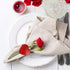 FEPITO 12Pcs Valentine's Day Heart Napkin Rings - Red Heart Napkin Holders for Table Decorations, Party, Wedding,