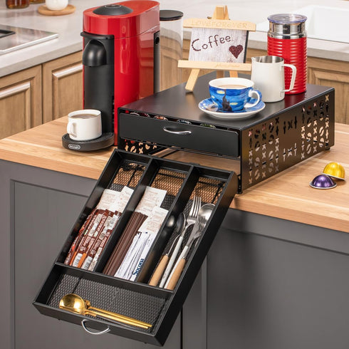 Flagship for Vertuo Pod Holder Coffee Accessories Organizar for Nespresso Pod Storage Large Capacity Fits All Size