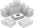 APACALI 30 Pack Playing Card Case, Clear Plastic Deck Box with 1.2mm