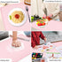 Pink Baking Mat - Reusable Multipurpose Kid Placemat, Silicone Heat Resistant Kitchen Countertop Dough Pad 23.6'' x