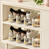 12PACK Closet Clear Shoe Slot Organizers Shoe Stacker Rack Organizer for Adjustable Shoes Holders Space Saver Zapateras