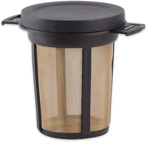 RSVP International Endurance Finium Collection, Loose Leaf Brewing Basket, 3.75" Diameter, Black