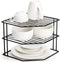 Frcctre 3-Tier Kitchen Corner Shelf Rack Counter and Cabinet Organizer, 9x9x7.5 Inch