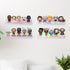 4 Pack 15" Dezzer Acrylic Shelves for Wall, Acrylic Floating Shelves for Bathroom Bedroom, Invisible Bookshelf Wall