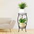 NOAMOO 2 28 inch Metal Plant Stand Tier Indoor Outdoor, Tall Flower Pot Shelf Rustproof Stable Heavy Duty Corner Stand