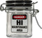 Airtight Glass Herb Mini Storage Jar with Clamping Lid, Small Design Choice