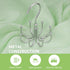 Bra Hanger for Closet, Rotatable Metal Tank Top Organizer with Max 24 Capacity for Sport Bra Storage (Silver, 1 Pack)