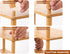 2-Tier Expandable Bamboo Corner Shelf Stand,Corner Bookshelf, Display Storage Shelves with Open Shelves