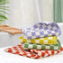 4 Pack 4 13 13 Inches Jacquotha Wash Cloths Checkered Colors - Cotton Washcloths for Face Body, x Daily Cleansing