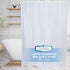 SlipX Solutions Protected Shower Curtain Liner - 3G Lightweight, 70"x72", Clear