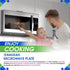 Microwave Plate Replacement 12.75 inch for GE WB49X10129 and WB49X10074 Microwave Glass Plate