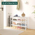 3 Closet, Smiry Bamboo Shoe Rack, Tier Shoe Organizer for Entryway & Stackable Free Standing Storage Shelf for Shoes