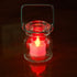 LumaBase Battery Operated Tea Light Candles, Pink, Set of 12