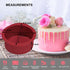 4 Inch Silicone Round Cake Pans Set of 4, Non-stick Mini Cake Pans for Layer Cake, Cheese Cake, Chocolate Cake