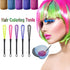 GOTOTOP 5 PCS Plastic Salon Barber Hairdressing Hair Color Dye Cream Whisk Mixer Stirrer Tools