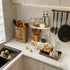 BSTSLL Countertop 2 Counter (2 Bathroom Organizer, Tier Wood Bathroom Organizer, Vanity Organizers Corner Shelf
