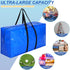 Windyun 4 Pcs Extra Large Storage Bags, Heavy Duty Moving Bags Totes for College, Travel Clothes, Bedding Supplies