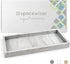 Small 7.7" Silicone Countertop Tray - Kitchen Sink Tray for Soap Bottles, Key Trinket Ring, Shatterproof Flexible Design