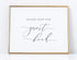 Please Sign Our Guestbook Sign for Wedding Ceremony - 8x10 White with Black Lettering on Thick Textured Cardstock