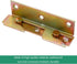 4 Sets No Mortise Bed Rail Fittings, Wooden Bed Frame Connectors Metal Bed Rail Fasteners