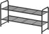 2 Tier Shoe Rack, Closet Metal 27 Inch Shoe Shelf Organizer for