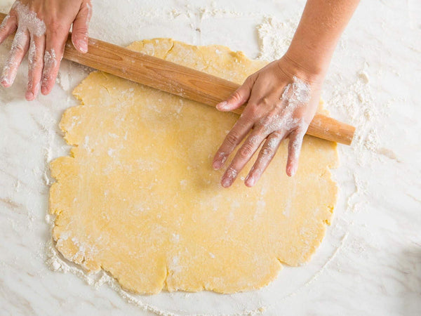 French Rolling Pin, 18 Inch Wooden Dough Roller for Baking Pizza, Pie Crust, Cookies & Pasta