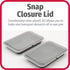 GoodCook Set of 2 Nonstick Steel 13" x 9" Cake Baking Pans with Covers, Gray