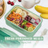 LOVINA Bento Boxes for Adults - 1100 ML Lunch Box for Kids with Spoon & Fork, BPA-Free Materials