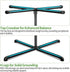 59" 8 Plant Hanger Indoor, Tall Hanging Plant Stand Heavy Duty Metal Indoor Plant Hanger Stand Hanging Plant Holder