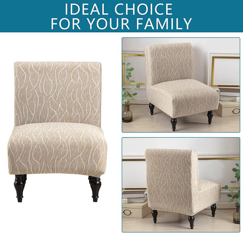 Armless Armless Armless Armless Eco-Ancheng Chair Slipcover Removable Accent Chairs Covers Washable Slipper Chair