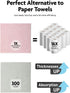 Tear-away Dish Cloth - 40 Sheets - 10'' by 10'', Reusable Washable Kitchen Towel Rolls, Super Absorbent Microfiber (2