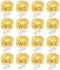 MUMUXI Battery Operated LED Fairy Lights, 16 Pack, 10ft Warm White, Indoor Outdoor Usage