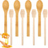 Ninsula 8PCS Wooden Honey Dipper Set, 6.2 Inch Honey Dipper Sticks Honey Spoon,