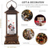 8 6-Hour Christmas Snow Globe Lantern Crystal Glitter Lantern Features Songs and Timer Function Ideal for Holiday