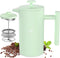 French Press Coffee Maker, 12OZ Double Wall Vacuum Insulated 304 Stainless Steel for Home & Office