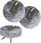 Sellikakes 12-14 Inches Round Bar Stool Seat Cover Cushion with Marble Rose Pattern