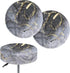 Sellikakes 12-14 Inches Round Bar Stool Seat Cover Cushion with Marble Rose Pattern