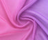 Yancorp Sheer Bedroom Curtains 84 inch Length - Pink Purple Ombre Rod Pocket Drapes for Girls Living Room, 1 Panel