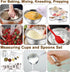 Hand Mixer Electric Mixing Bowls Set, 5 Speeds Handheld Mixer with 5 Nesting Stainless Steel Bowls, 200W