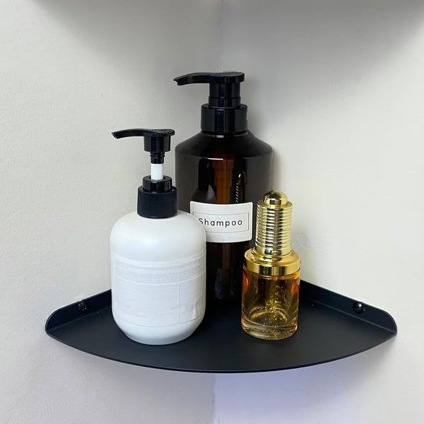Small Floating Corner Shelves Metal Corner Wall Mounted Shelf Curved Corner Hanging