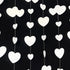 52Ft Valentines Day Party Decorations - White Heart Garland and Love Heart Hanging Paper Streamer Banner