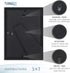 Icona Bay 5x7 Picture Frames, Black, 12 Pack, Beautifully Detailed Molding, Contemporary Set for Wall Mount or Table Top