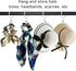 40 Pack Curtain Rings with Clips, Drapery Clips with Rings, 1.26 in Interior Diameter, Fits up to 1 in Curtain Rod,