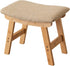Kitsanery Foot Stool,Ottoman,Bamboo Small Sofa Foot Rest Under Desk,Extra Seating for Living Room, Bedroom and Kitchen
