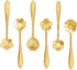 Stainless Steel Creative Flower Coffee Spoons, Set of 12 Ice-Cream Tea Stirring Spoons