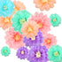 Gejoy 20 Pieces Mexican Paper Flower Tissue, Day of The Dead Pom Poms for Halloween, Wedding Party Decoration