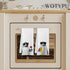 WOTYPU 16x24 Inch Set 2 Funny Penguin Kitchen Bar Towels, Penguin Gifts for Women Men, Gifts for Wine Beer Lovers