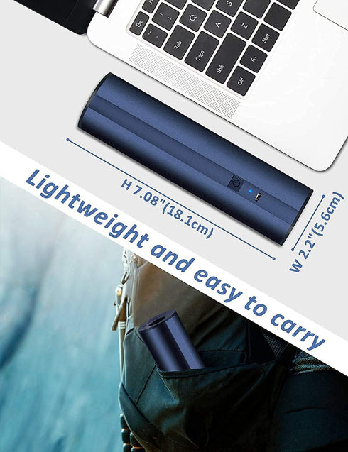 22000mAH Electric Air Pump for Inflatables- Rechargeable Battery Powered Air Mattress Pump- Cordless Portable Air Pump